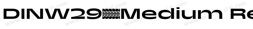 DINW29-Medium Regula字体转换